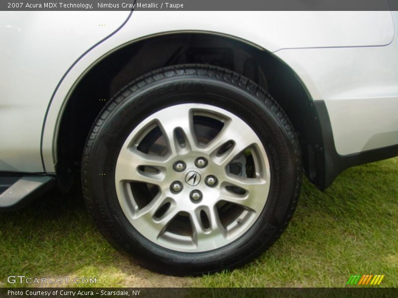 Nimbus Gray Metallic / Taupe 2007 Acura MDX Technology