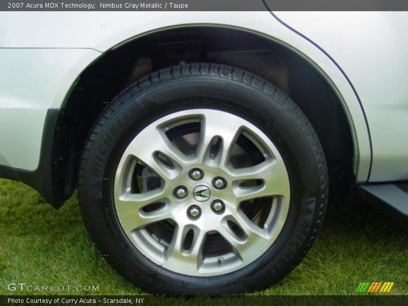 Nimbus Gray Metallic / Taupe 2007 Acura MDX Technology