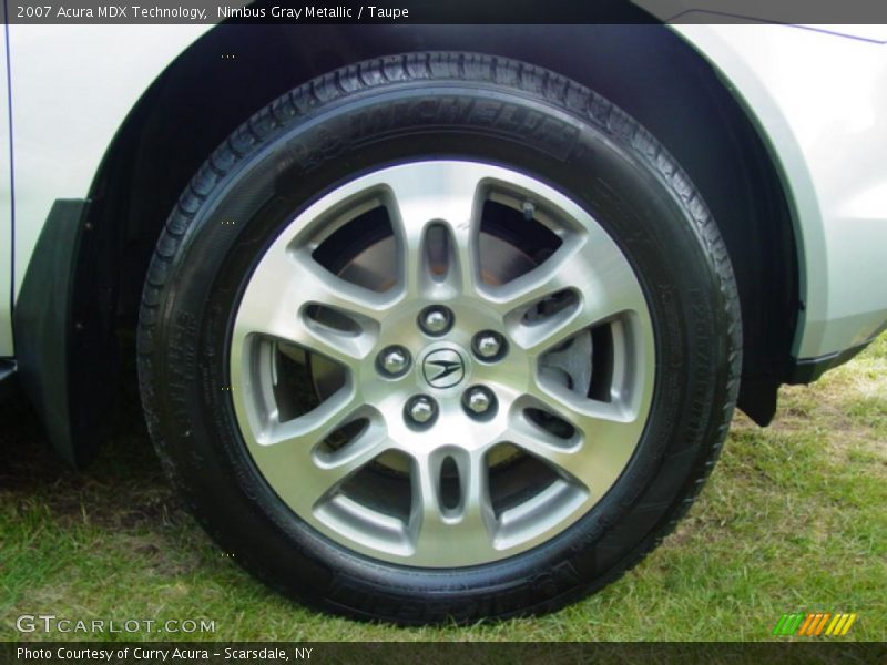 Nimbus Gray Metallic / Taupe 2007 Acura MDX Technology
