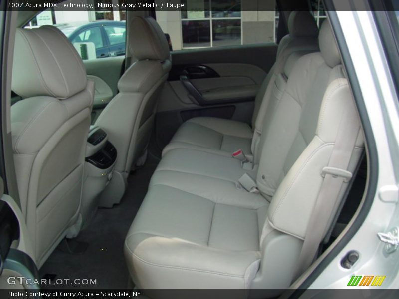 Nimbus Gray Metallic / Taupe 2007 Acura MDX Technology