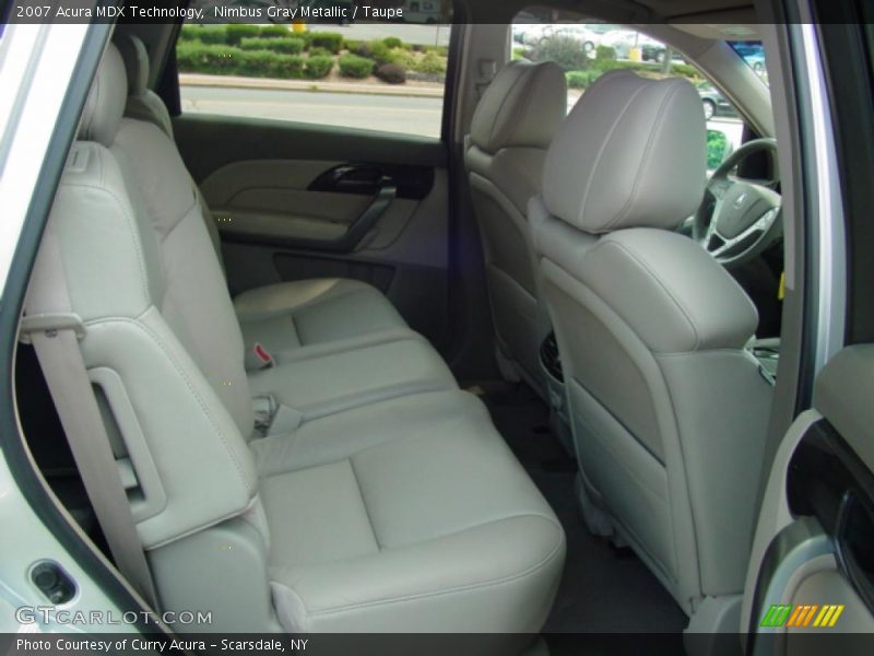 Nimbus Gray Metallic / Taupe 2007 Acura MDX Technology