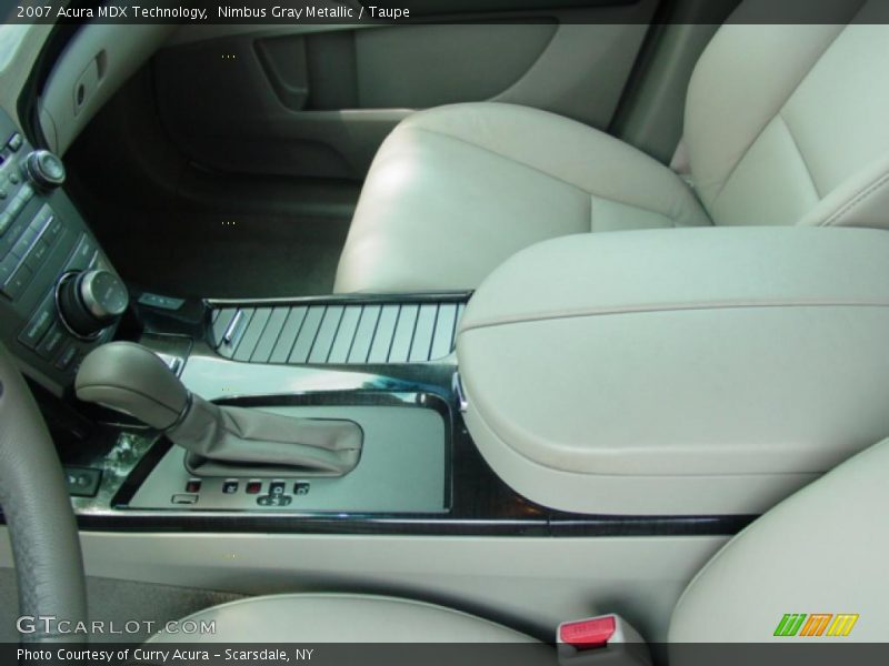 Nimbus Gray Metallic / Taupe 2007 Acura MDX Technology