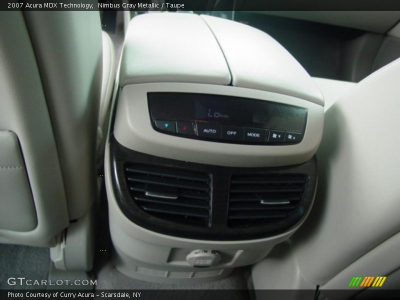 Nimbus Gray Metallic / Taupe 2007 Acura MDX Technology
