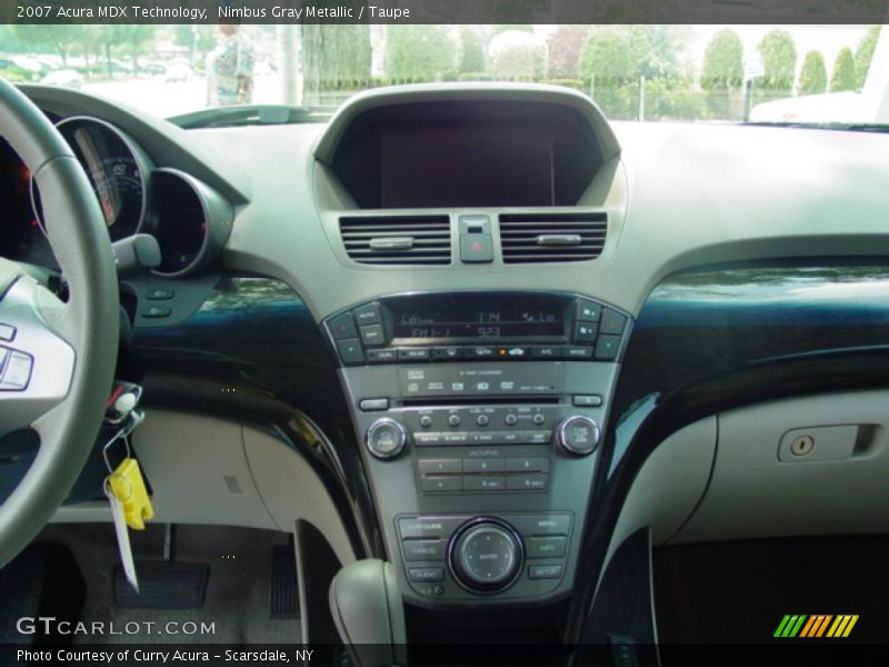 Nimbus Gray Metallic / Taupe 2007 Acura MDX Technology