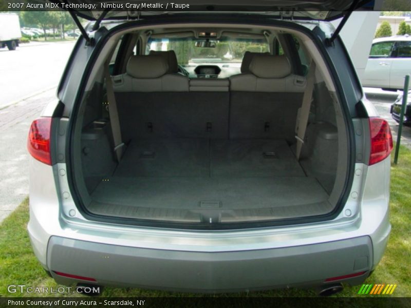 Nimbus Gray Metallic / Taupe 2007 Acura MDX Technology