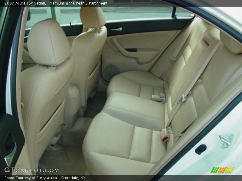 Premium White Pearl / Parchment 2007 Acura TSX Sedan