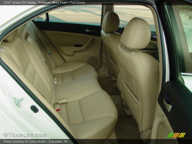Premium White Pearl / Parchment 2007 Acura TSX Sedan