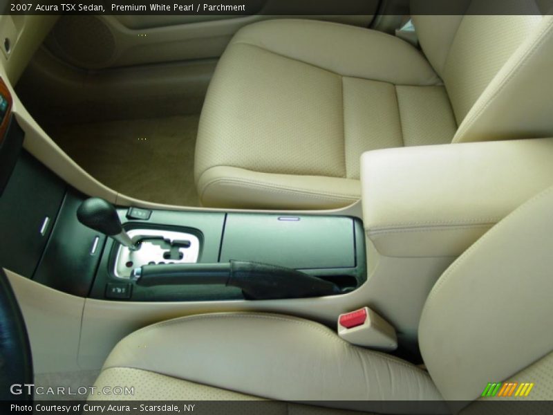 Premium White Pearl / Parchment 2007 Acura TSX Sedan