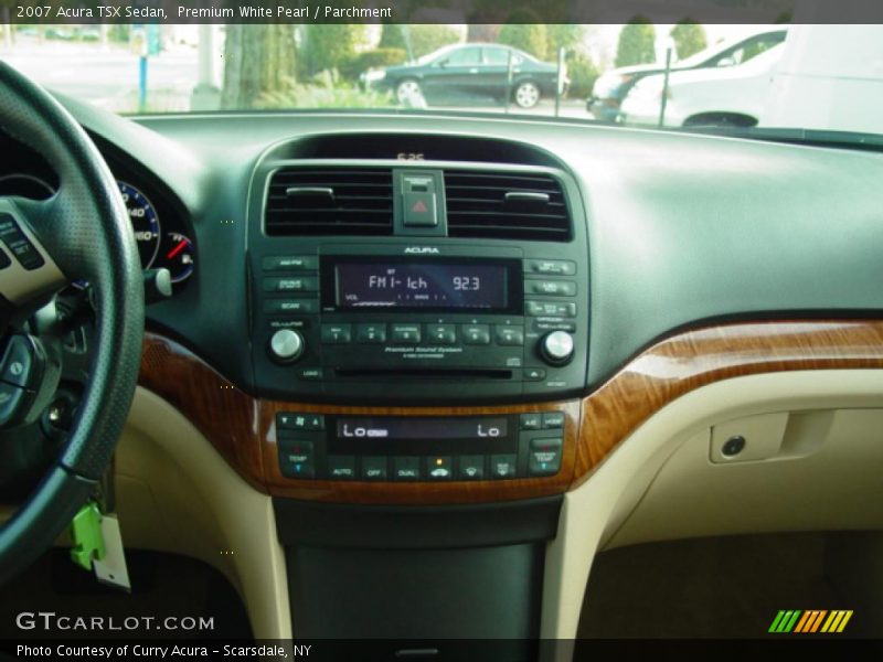 Premium White Pearl / Parchment 2007 Acura TSX Sedan