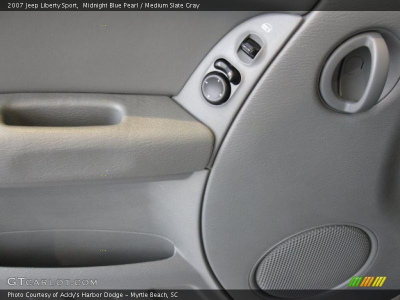 Midnight Blue Pearl / Medium Slate Gray 2007 Jeep Liberty Sport