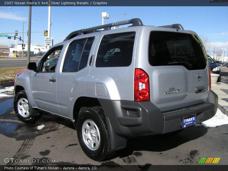 Silver Lightning Metallic / Graphite 2007 Nissan Xterra X 4x4