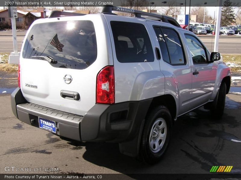 Silver Lightning Metallic / Graphite 2007 Nissan Xterra X 4x4