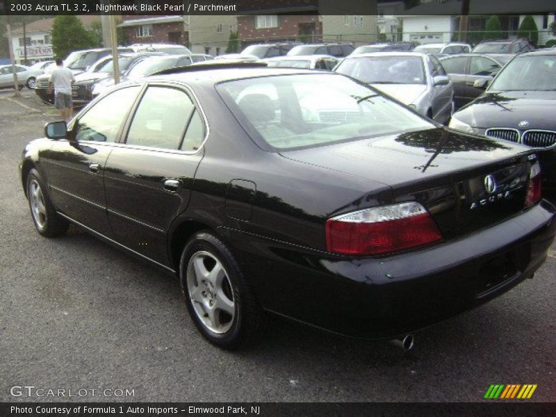 Nighthawk Black Pearl / Parchment 2003 Acura TL 3.2