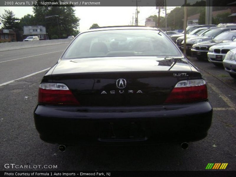 Nighthawk Black Pearl / Parchment 2003 Acura TL 3.2