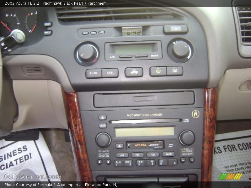 Nighthawk Black Pearl / Parchment 2003 Acura TL 3.2