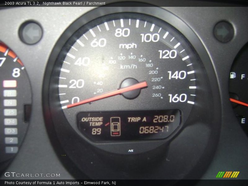 Nighthawk Black Pearl / Parchment 2003 Acura TL 3.2