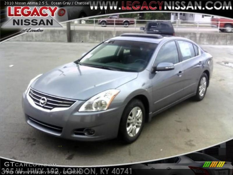 Ocean Gray / Charcoal 2010 Nissan Altima 2.5 S