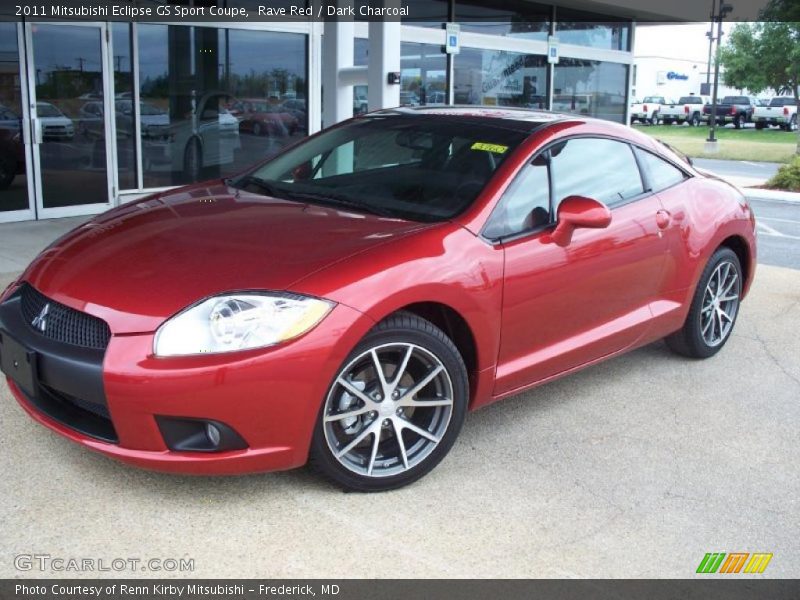 Rave Red / Dark Charcoal 2011 Mitsubishi Eclipse GS Sport Coupe