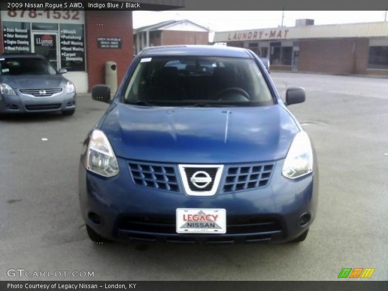 Indigo Blue / Black 2009 Nissan Rogue S AWD