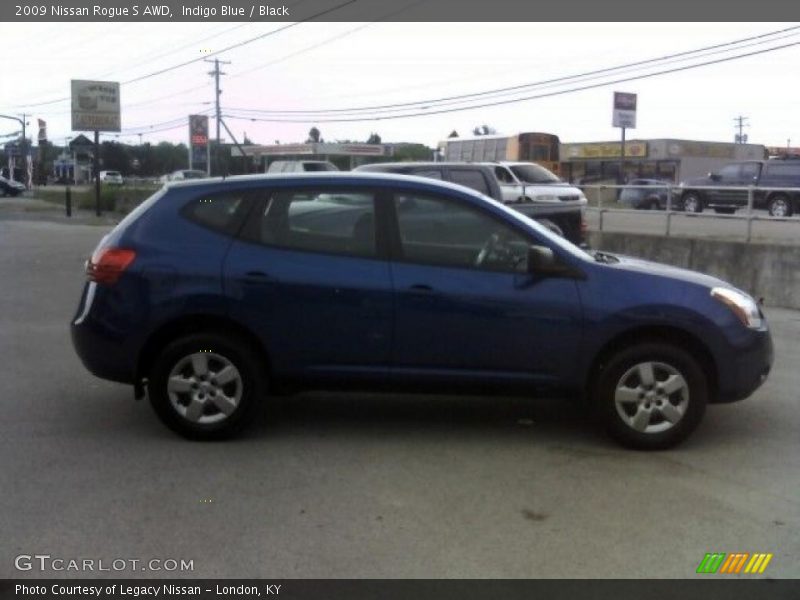 Indigo Blue / Black 2009 Nissan Rogue S AWD