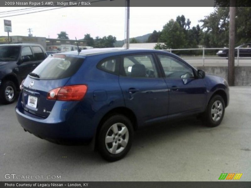 Indigo Blue / Black 2009 Nissan Rogue S AWD