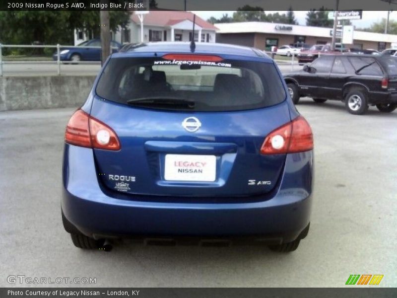 Indigo Blue / Black 2009 Nissan Rogue S AWD