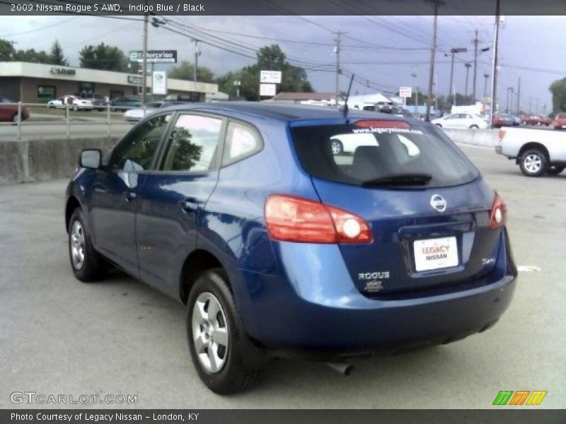 Indigo Blue / Black 2009 Nissan Rogue S AWD
