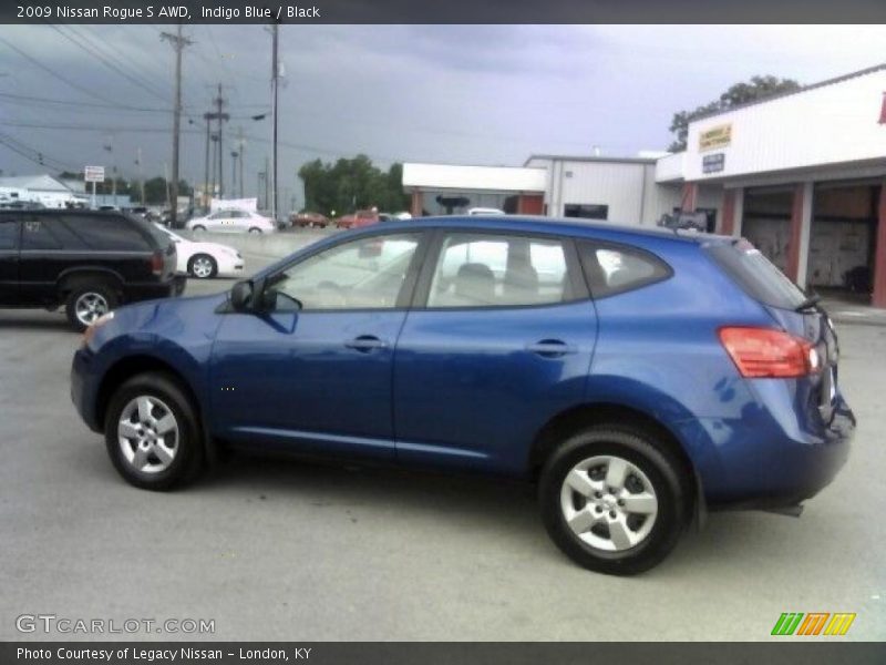 Indigo Blue / Black 2009 Nissan Rogue S AWD