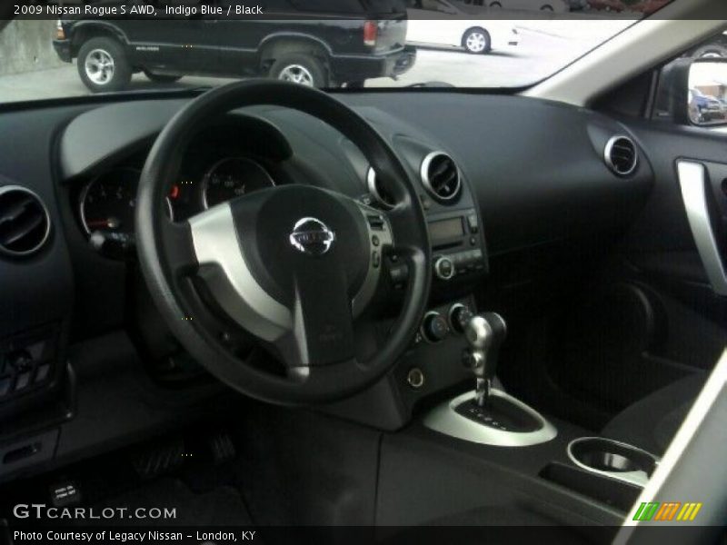Indigo Blue / Black 2009 Nissan Rogue S AWD