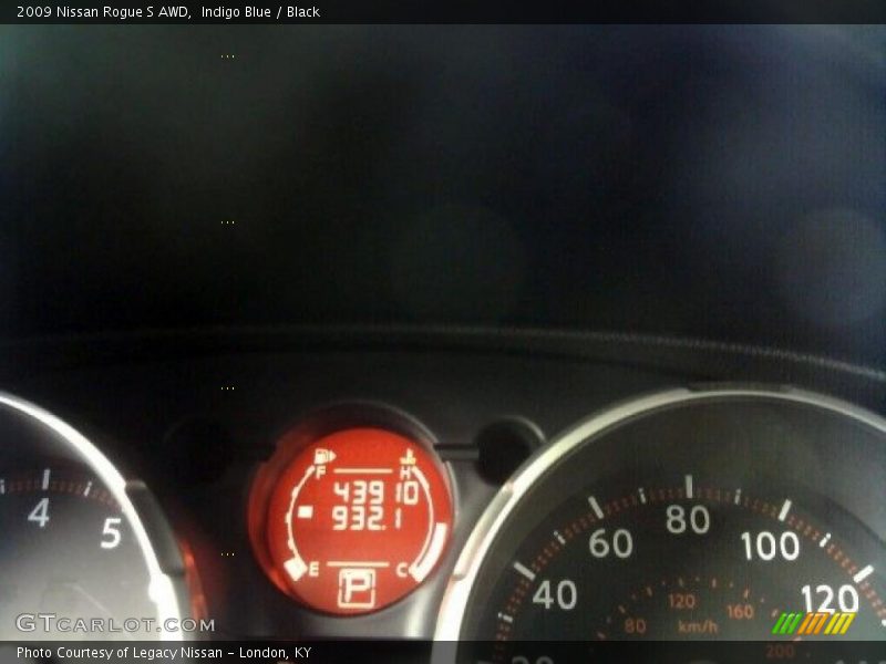 Indigo Blue / Black 2009 Nissan Rogue S AWD
