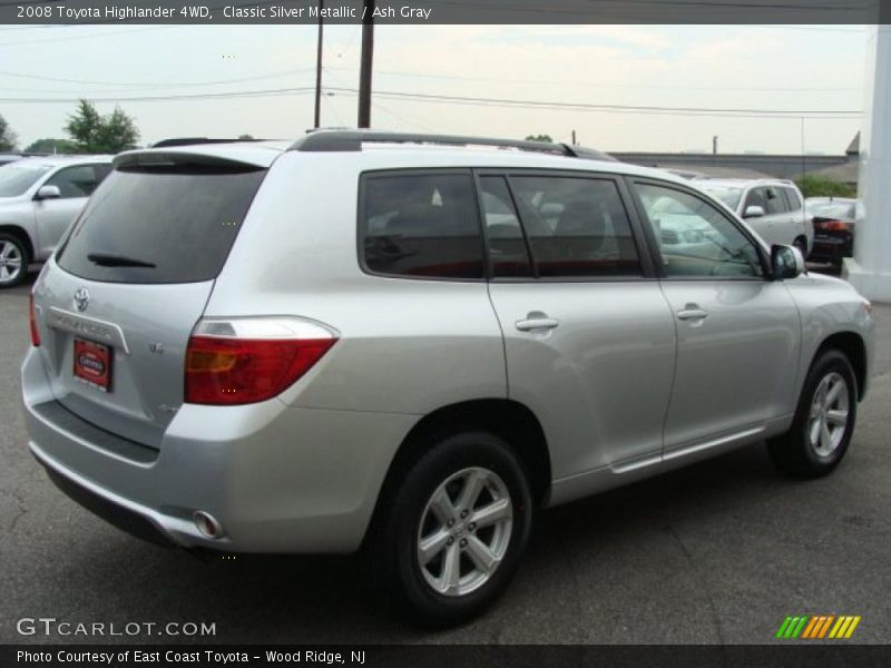 Classic Silver Metallic / Ash Gray 2008 Toyota Highlander 4WD