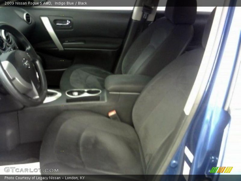 Indigo Blue / Black 2009 Nissan Rogue S AWD