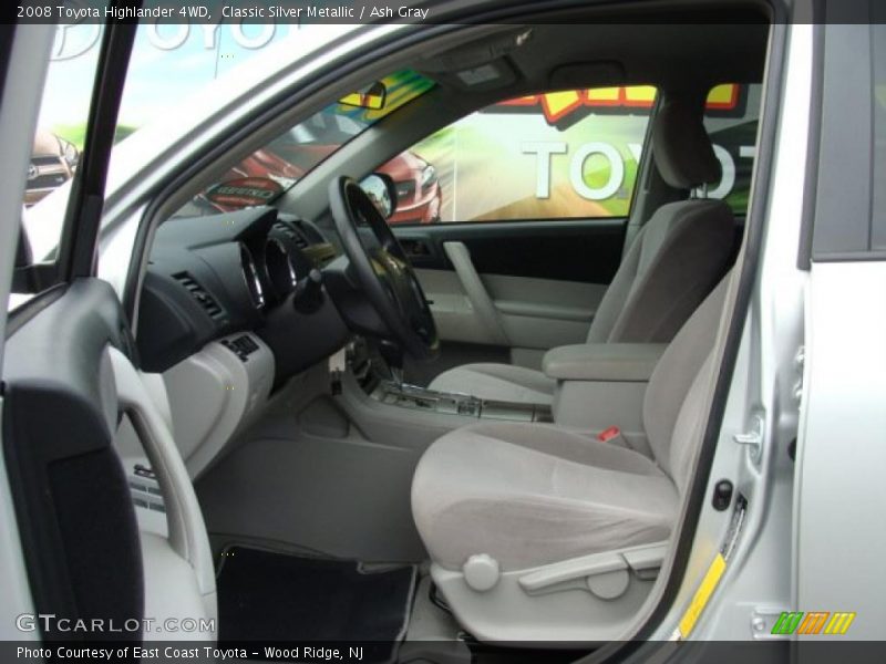 Classic Silver Metallic / Ash Gray 2008 Toyota Highlander 4WD
