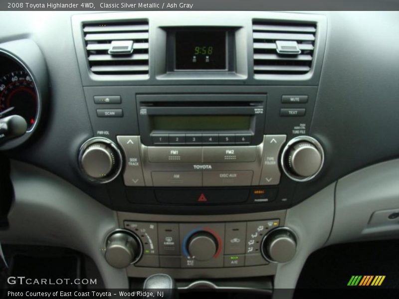 Classic Silver Metallic / Ash Gray 2008 Toyota Highlander 4WD
