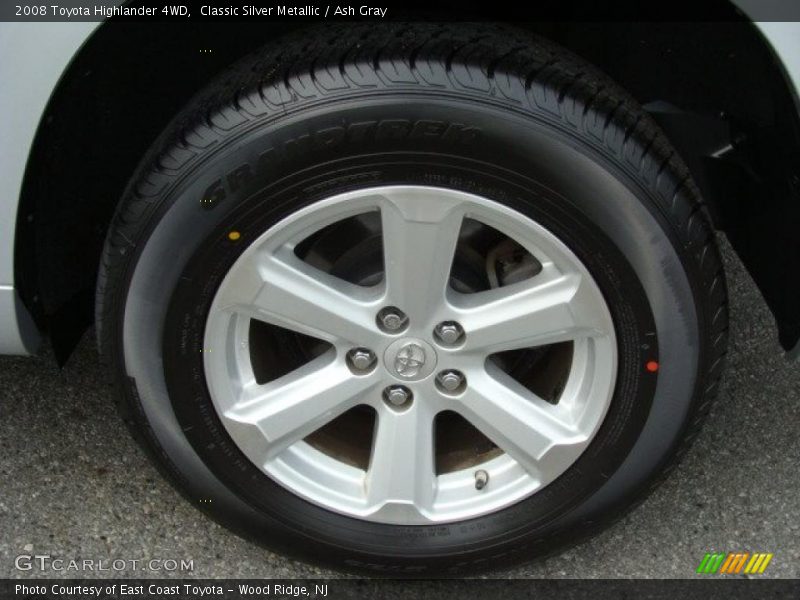 Classic Silver Metallic / Ash Gray 2008 Toyota Highlander 4WD