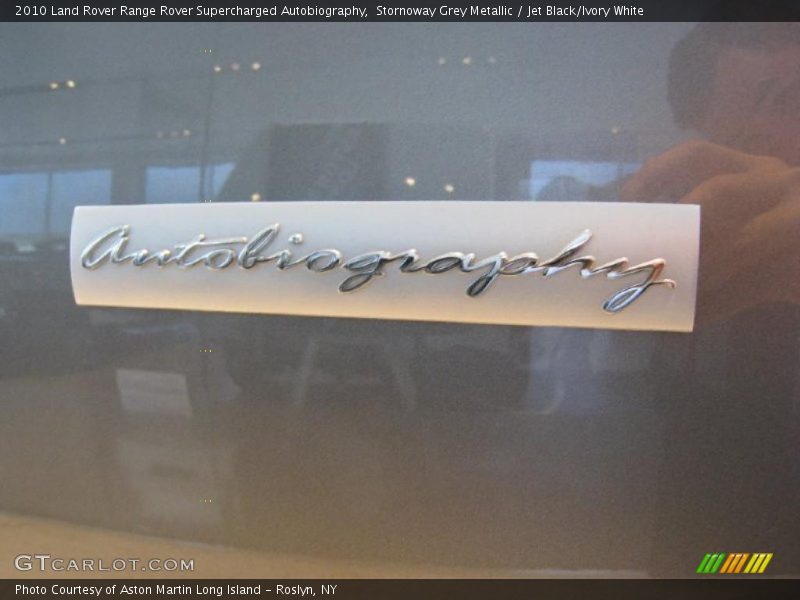 Stornoway Grey Metallic / Jet Black/Ivory White 2010 Land Rover Range Rover Supercharged Autobiography