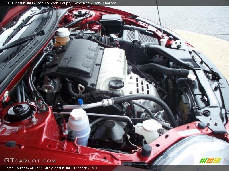 Rave Red / Dark Charcoal 2011 Mitsubishi Eclipse GS Sport Coupe