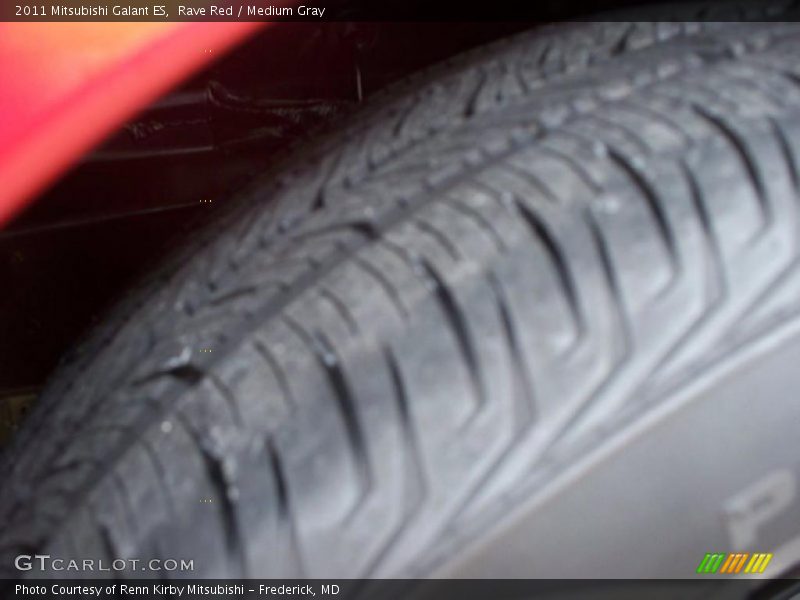 Rave Red / Medium Gray 2011 Mitsubishi Galant ES