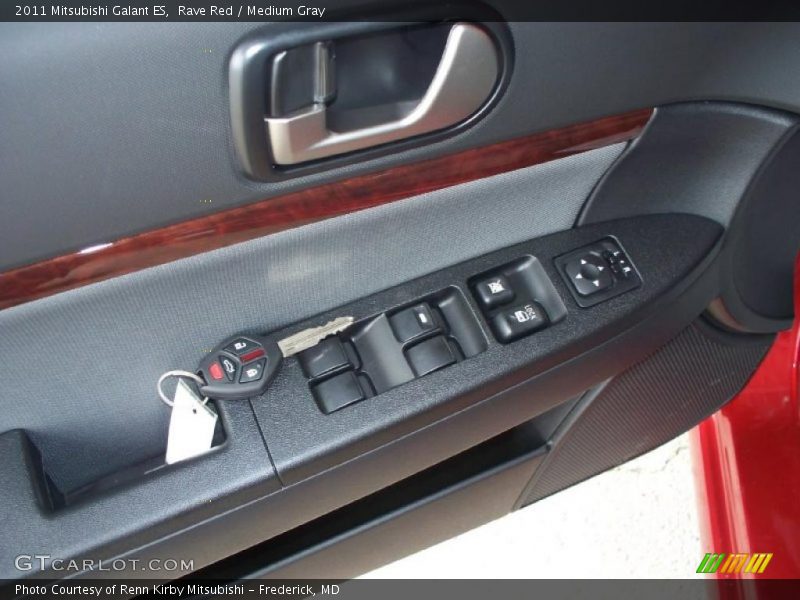 Rave Red / Medium Gray 2011 Mitsubishi Galant ES