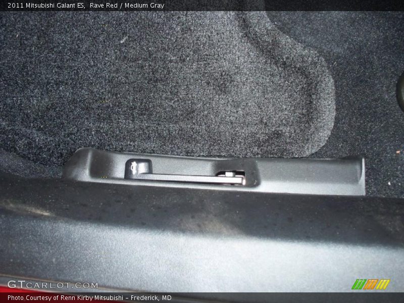 Rave Red / Medium Gray 2011 Mitsubishi Galant ES