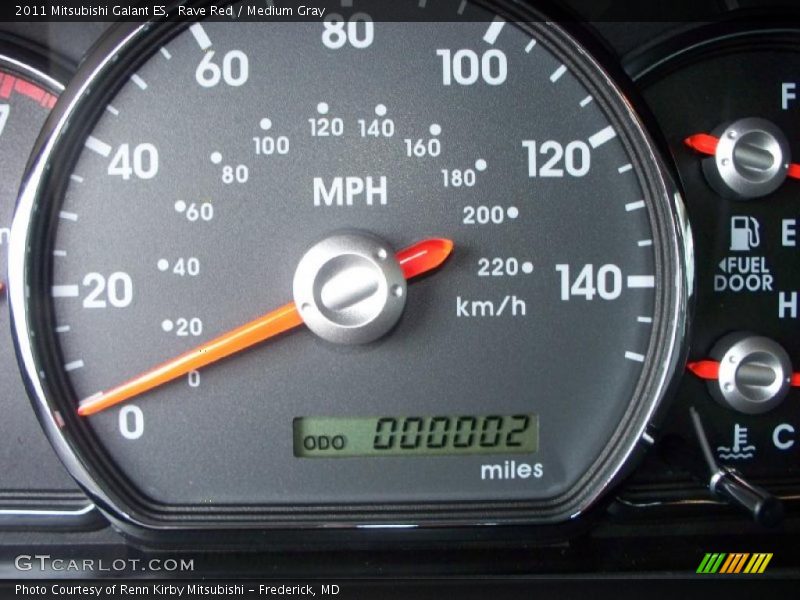 Rave Red / Medium Gray 2011 Mitsubishi Galant ES
