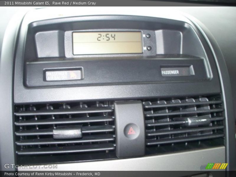 Rave Red / Medium Gray 2011 Mitsubishi Galant ES