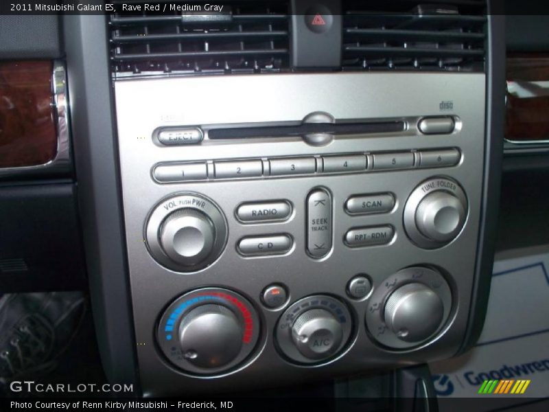 Rave Red / Medium Gray 2011 Mitsubishi Galant ES