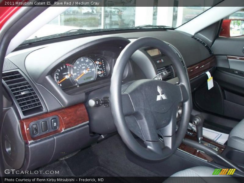 Rave Red / Medium Gray 2011 Mitsubishi Galant ES