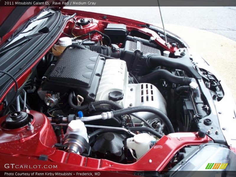 Rave Red / Medium Gray 2011 Mitsubishi Galant ES