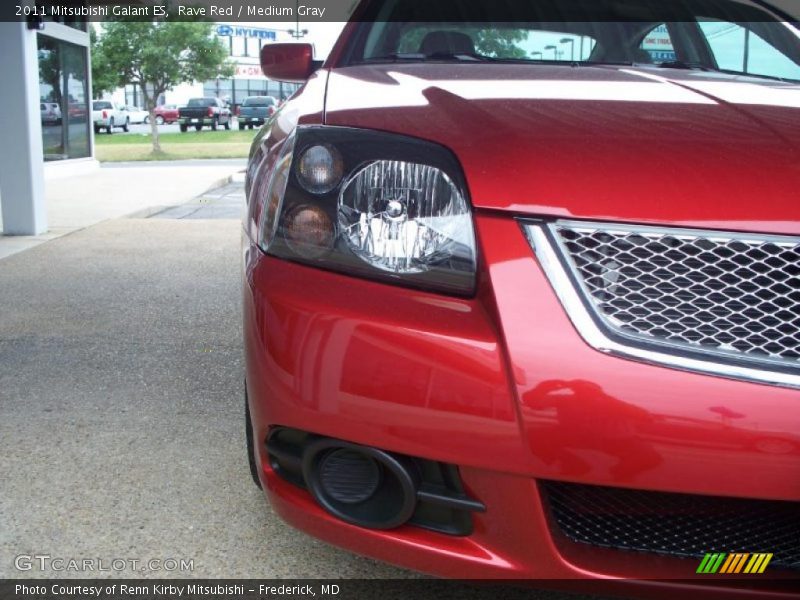 Rave Red / Medium Gray 2011 Mitsubishi Galant ES