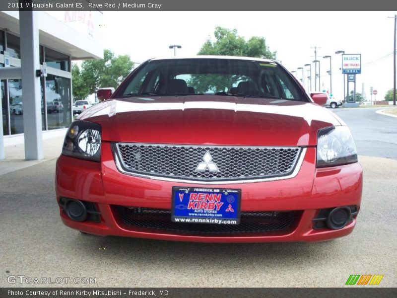 Rave Red / Medium Gray 2011 Mitsubishi Galant ES