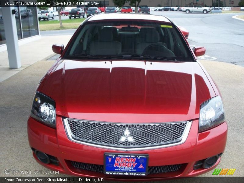 Rave Red / Medium Gray 2011 Mitsubishi Galant ES