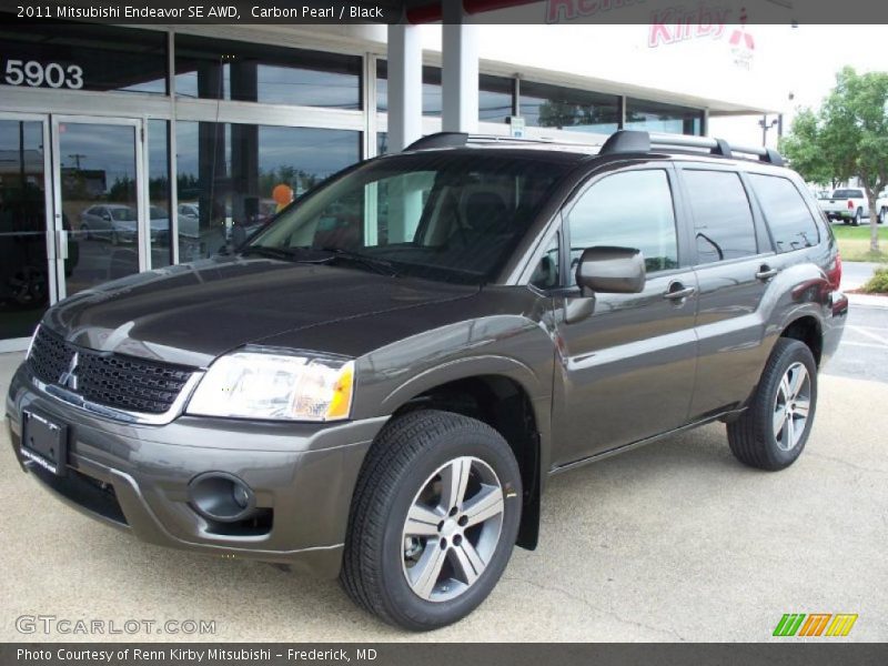 Carbon Pearl / Black 2011 Mitsubishi Endeavor SE AWD