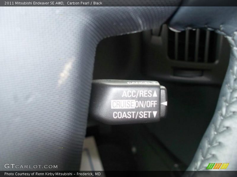 Carbon Pearl / Black 2011 Mitsubishi Endeavor SE AWD